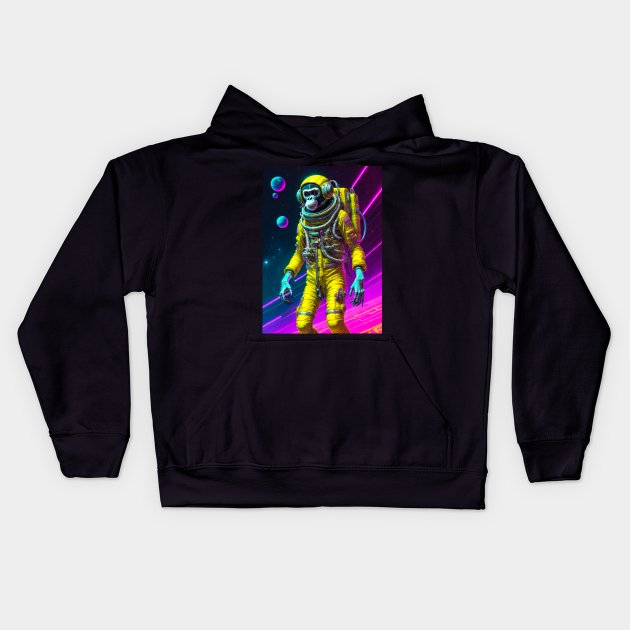 Space Ape Kids Hoodie by DeathAnarchy